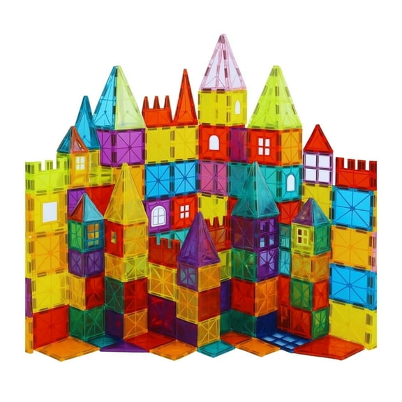 Magnetic Building Blocks Tile Set, 100 Pcs, Magnetic Toys