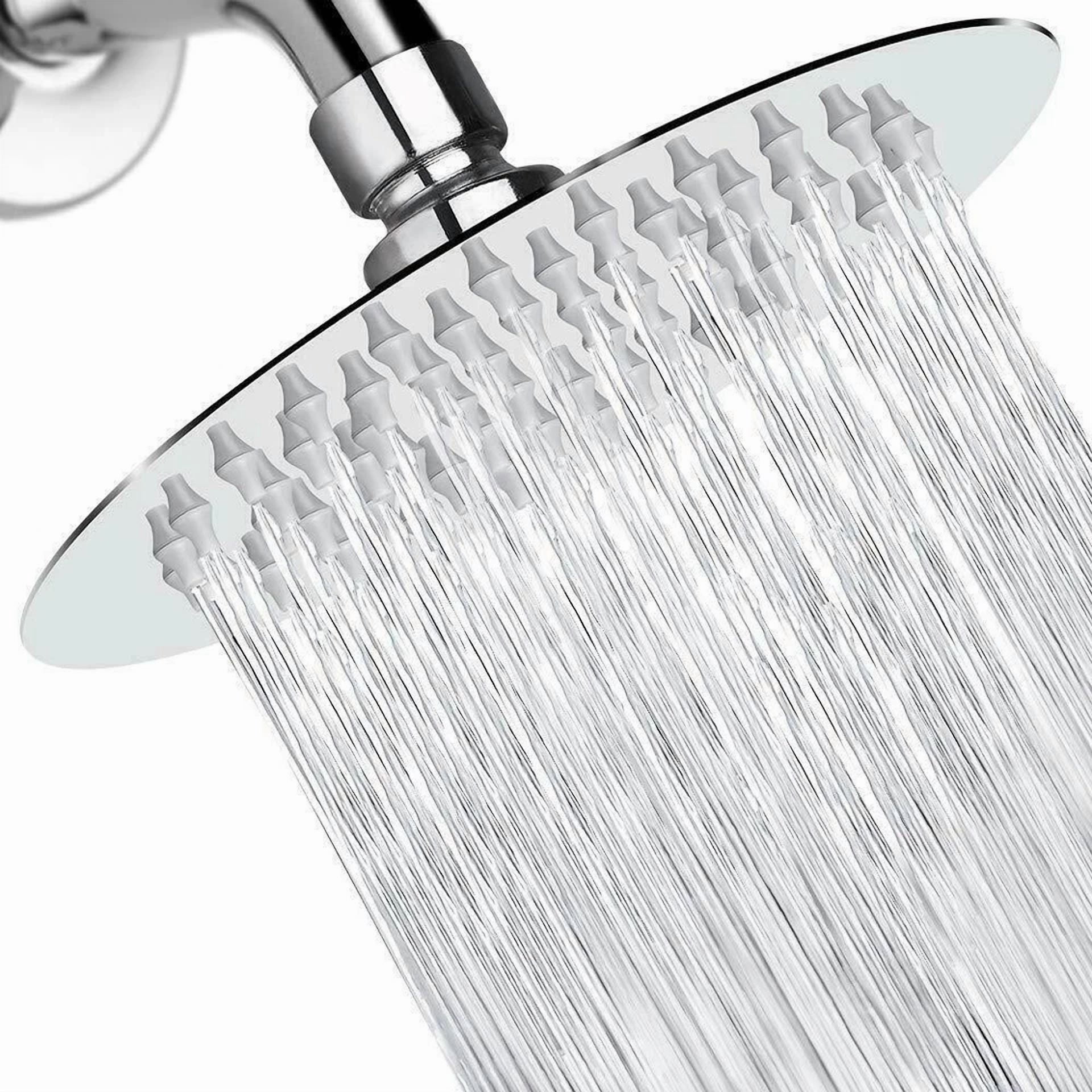 Chrome 8" Round Bath Rainfall Shower Head Bathroom Rain Sprayer Stainless Steel