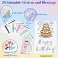 thumbnail image 6 of ﻿Lockways 20 PCS Birthday Cards Bulk, 4" x 3" Happy Birthday Card Assorted, Greeting Card with Envelopes for Mother, Dad, Family, Friends, Work and Office Celebrations, 6 of 7