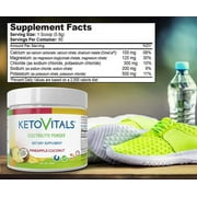 Keto Vitals Keto Electrolytes Powder for Hydration, Sleep, Energy, Muscle Function Cherry Limeade 10 oz