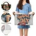 thumbnail image 5 of Yayeee Foldable Storage Basket for Shelves with Handles Waterproof Cloth Bins, Game Day, 5 of 7