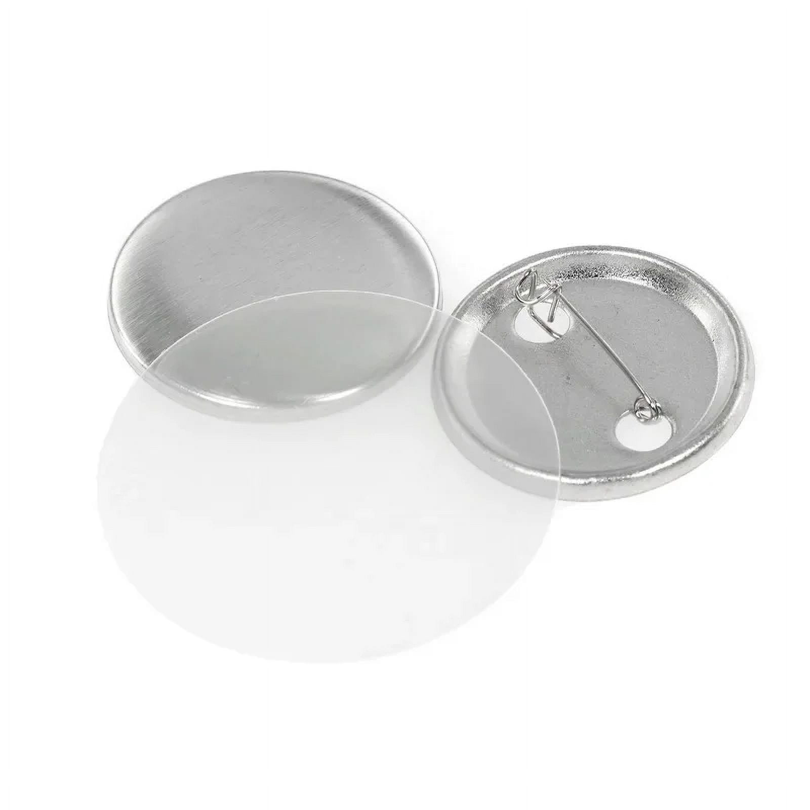 100Sets Frosted Base Blank Badge Pin Button Maker Parts Material Supplies 58mm DIY Buttons Making ,Beginner-Friendly