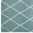 thumbnail image 4 of Modway Toryn 8' x 10' Diamond Lattice Shag Area Rug in Blue and Ivory, 4 of 7