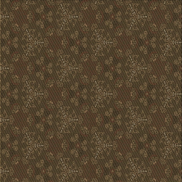 Ahgly Company Tapis d'Intérieur Lavable en Machine Carré Transitionnel Chêne Brun, 5 Pieds Carré