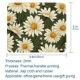 thumbnail image 5 of Daisy Printed Square Desk Pad, 8.3x9.8 Inch Non-Slip Rubber Bottom Gaming Mousepad, Desk Mat for Office and Gaming, 5 of 6