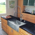 thumbnail image 3 of VIGO VG15205 All in One 33-inch Farmhouse Stainless Steel Kitchen Sink and Chrome Faucet Set, 3 of 8