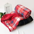 thumbnail image 6 of EUDIDV Cooling Blanket Thermal Blanket;Facecloth Cover Blanket Shawl Blanket Colorblocking Cover Blanket Nap Blanket, 6 of 6