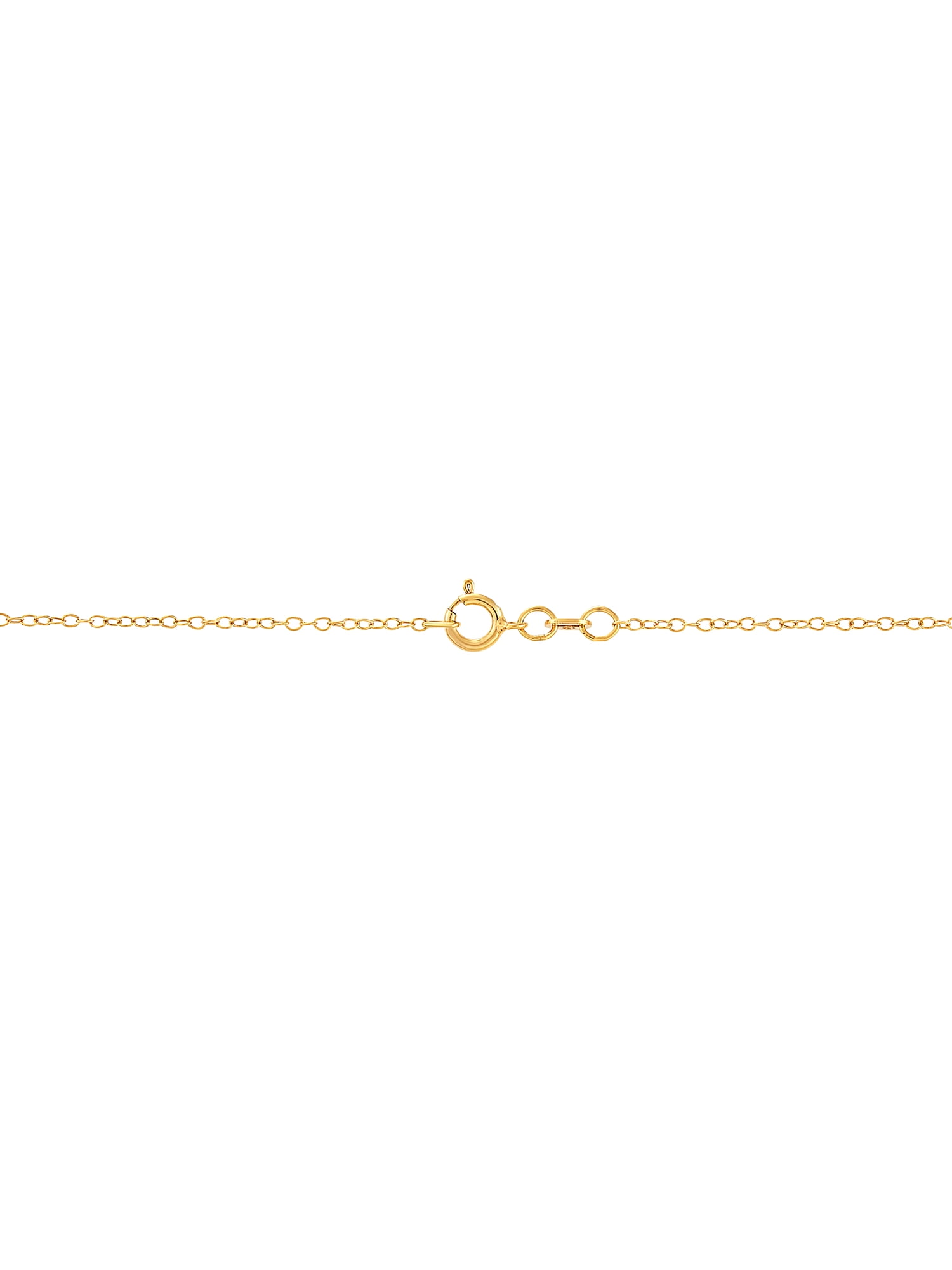 Brilliance Fine Jewelry Praying Hands 18K Gold Over Sterling Silver Oval Pendant With Crystals, 18" Necklace