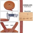 thumbnail image 2 of 197 Inch 10mm Brown Leather Strap Belt Blank Strips Full Grain Flat Genuine Leather Cord for Jewelry Making DIY Craft Projects Belts Keychains Pet Collars Leather Watch, 2 of 9