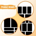 thumbnail image 3 of Tnarru 30 Pieces Removable Labels for Jars Pantry Labels Portable Storage Jars Stickers for Food Containers Fridge Toys Mailing Gift black, 3 of 4