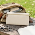 thumbnail image 7 of Summer Saving!Back_to_School Supplies Under $1 dollars!Special Pencil Case Pouch, Solid ColorCloth Pencil Case Large Capacity Portable Zipper Pouch Stationery Bag ForPrimaryCampus Supplies, Beige, 7 of 7