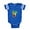 Royal Blue, variant on CafePress - Veggie Friends - Cute Infant Baby Football Bodysuit