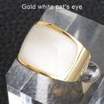 thumbnail image 3 of Guardurnaity Mujeres Hombres Anillo Decorativo Moda Elegante Unisex Piedra Mano Joyería Artesanía Pareja Decoración COLLAR COLGANTE Ropa, zapatos y accesorios Miscelánea Piedra Blanca Tamaño 10, 3 of 6