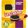 Lunchables Chicken Dunks Snack Kit with Chocolate Sandwich Cookies, 4.2 oz. Tray