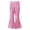 Rose Red, variant on Haitryli Kids Girls Boys Stage Performance Shiny Flared Pants Elastic Waistband Bronzing Bell Bottom Pants Black 2-3