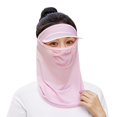 thumbnail image 7 of Vjnyvs 2pcs Unisex Visor Hat Fishing Sun Protector Caps UV Protection Face Neck Cover Foldable Sunhat Men Women Outdoor Sport Hiking Hats, 7 of 7