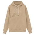 thumbnail image 4 of Dolkfu Pullover Hoodies for Men Pet Pouch Loose Sweatshirts Plus Size Hooded Mens Long Sleeve Shirts 5X, 4 of 5