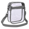 thumbnail image 1 of Feltree Sac de Poitrine Transparent en PVC Sac de Rangement à Bandoulière Décontracté pour Hommes et Femmes, 1 of 8