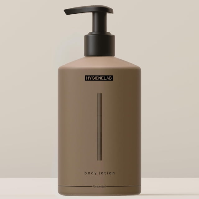 HygieneLab Loción corporal para hombres – EWG ultra hidratante, no tóxico, de rápida absorción, sin fragancia, sin perfume, sin parabenos, sin sulfato, humectante diario para piel seca y sensible, 1
