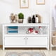 thumbnail image 5 of Costway Mueble para TV hasta 112 cm Centro Diversión con Repisa y 2 Puertas Consola para Salón y Dormitorio 112 x 40 x 61 cm, 5 of 8