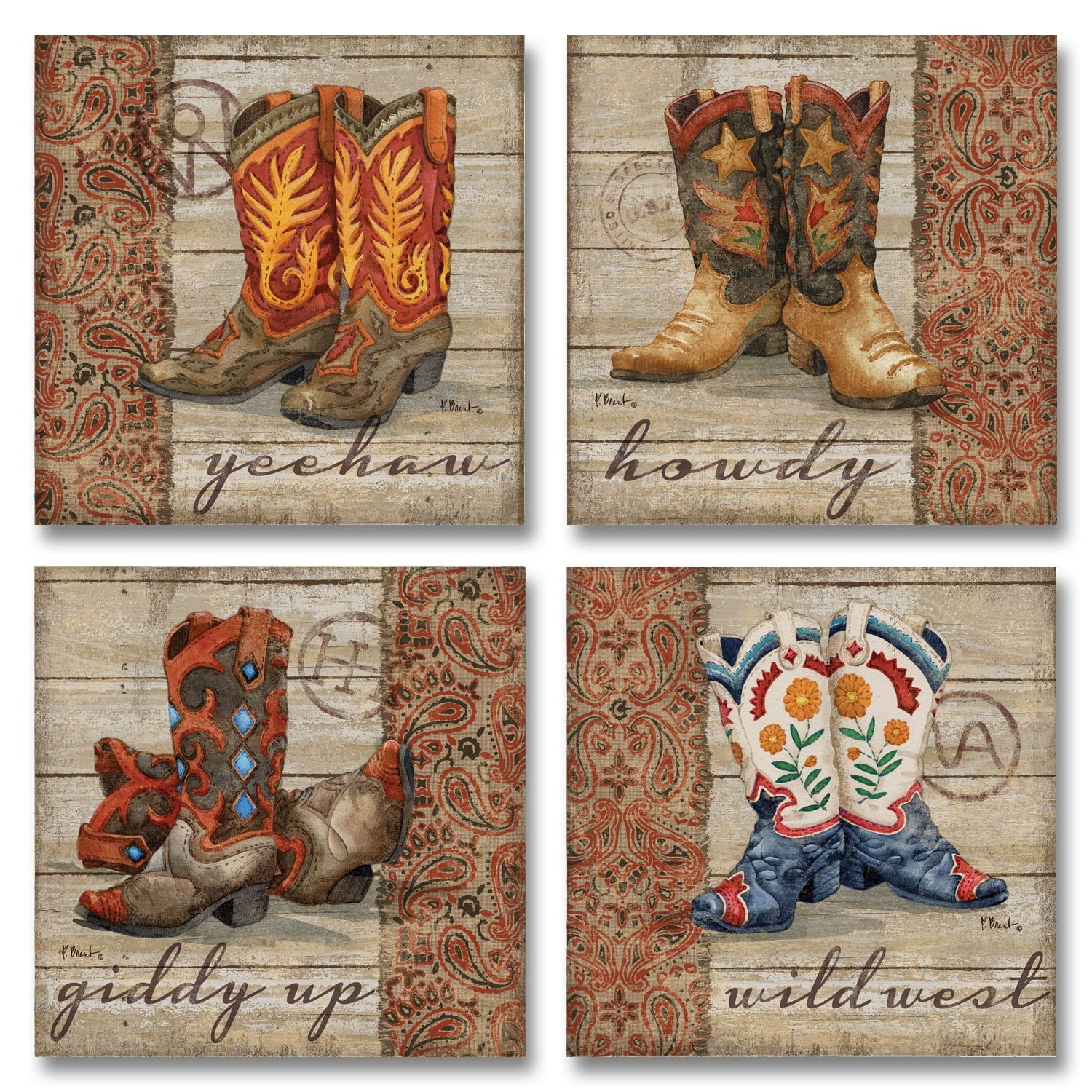 Wild west western clearance boots