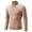 Coffee, variant on Men's Slim Fit Knit Sweater Coat High Neck Thin Warm Base Layer Korean Style Autumn Winter Fashion