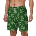 thumbnail image 2 of Balery Christmas (2) Mens Swim Trunks Swim Shorts for Men Quick Dry Inseam Beach Shorts with Compression Liner Pocket-Medium, 2 of 9