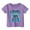Purple, variant on Toddler Boys Shirts & Tops Birthday Letter Print Crew Neck Short Sleeve Pullover Tops Outwear,Black,3-4 Years