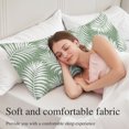 thumbnail image 5 of Palm Leaves Sage Green Body Pillow Cover 20 x 60 Inch Decorative Pillow Cover Summer Botanical Coastal Tropical Lumbar Pillowcase Seasonal Rectangle Cushion Case for Couch Sofa Bed Living Room, 5 of 9