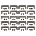 thumbnail image 2 of 20Pcs Arch Bridge Buckle,16.5x6x7mm Zinc Alloy Metal D Loop Connector Buckle Button Repairs Rivet Leather Decorative Rivet Set with Crossed Screw for Leather Projects, 2 of 7