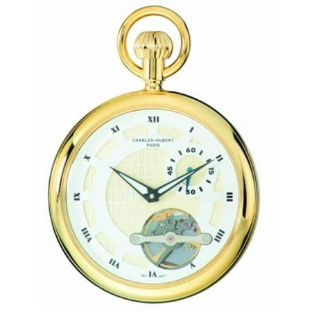 Charles-Hubert Paris Men's 3901-G Classic Collection Pocket Watch