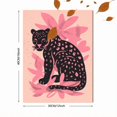 thumbnail image 3 of Black Leopard Floral Canvas Wall Art, Boho Animal Print for Living Room, Bedroom, Office, Entryway and Cafe Decor, 3 of 8
