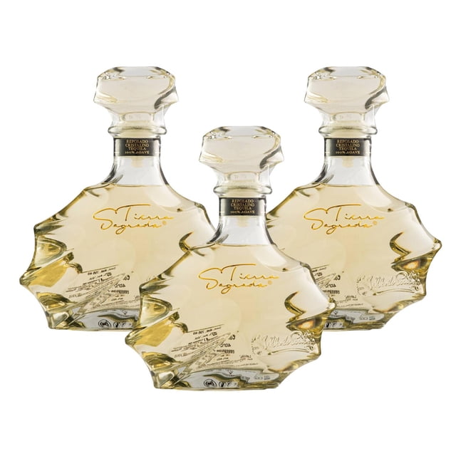 Paquete de 3 Tequila Tierra Sagrada Reposado Cristalino 750 ml