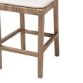 thumbnail image 6 of bali & pari Poltak Gray Natural Kubu Rattan and Mahogany Wood Counter Stool, 6 of 10
