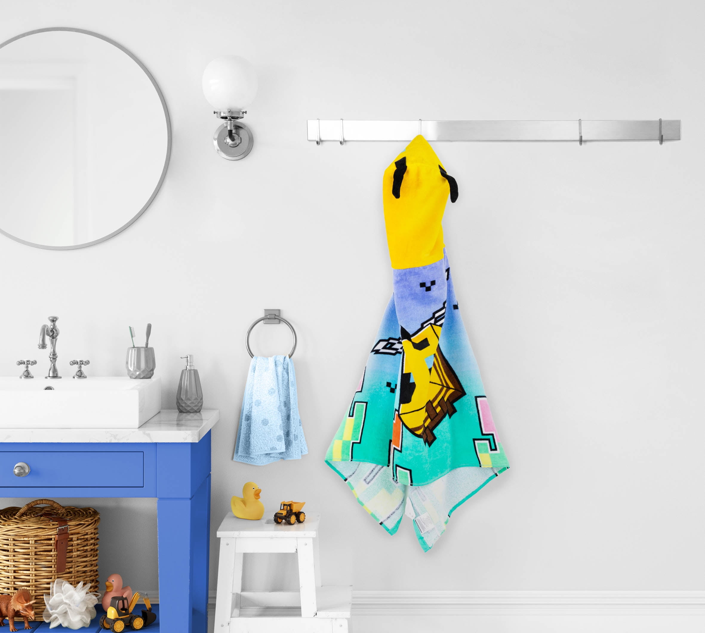 Minecraft Kids Cotton Hooded Towel