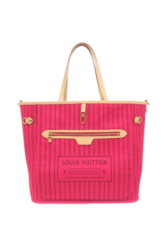 Pre-Owned Unused Louis Vuitton Neverfull Inside Out MM Monogram Rose Pondicherry M12257 IC Tote...
