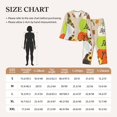 thumbnail image 4 of Saiise Gnome Happy Fall Print Women Soft Pajama Sets,Long Sleeve Sleepwear Button Up 2-Piece Pjs Lounge Sets-Medium, 4 of 7