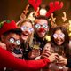 thumbnail image 5 of Paquete de 4 gafas de sol de caleidoscopio, prisma poligonal multicolor de lentes de cristal, gafas de caleidoscopio para fiestas, Selfie kaili Sencillez, 5 of 5