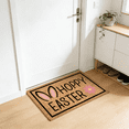 thumbnail image 4 of Decorr Easter Coir Doormat Outdoor Rug Bunny & Happy Easter Welcome Door Mat, Coir Easter Mat for Outdoor Front Porch Entryway Decor(23.6×15.8"), 4 of 5