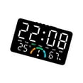 thumbnail image 5 of Large Screen Digital Clock Temperature Humidities Sensors Comfort Display Quiet Movement Wall Or Table Placement, 5 of 8