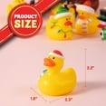 thumbnail image 6 of Joyfy 12 Pcs Christmas Ducks for Christmas Stocking Stuffers, Xmas Rubber Duck Bath Toys for Kids Gift, Christmas Party Favor Novelty Duckies for Boys, Girls and Toddlers, 6 of 9
