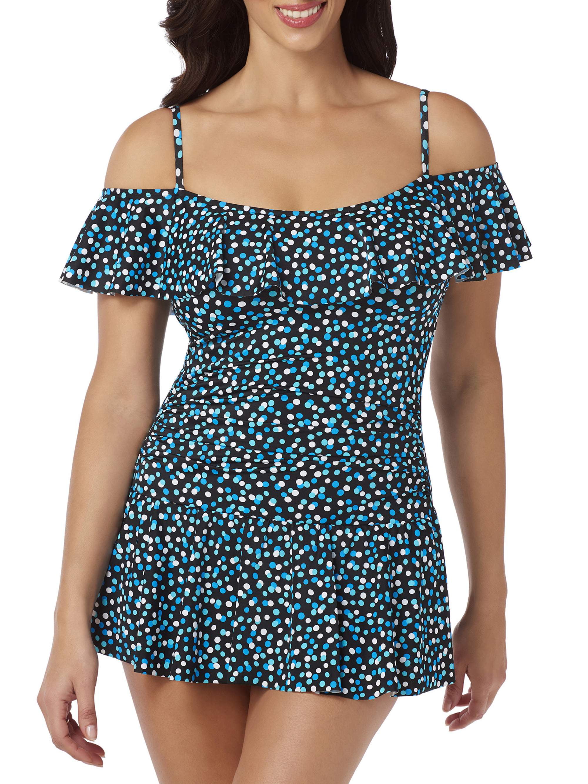 off the shoulder swimdress