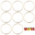 thumbnail image 2 of 100 piezas de anillos grandes de atrapasueños de color dorado, anillos artesanales para atrapasueños, aros colgantes, conector DIY dorado, dorado, 2 of 5
