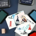 thumbnail image 7 of RAGUPEL Ink Pads for Stamps,Vintage Ink Pads for Stamping Stamp Ink Pad,Ideal for DIY Projects and Journaling Printing Table,Black, 7 of 7