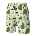 thumbnail image 5 of Naloa Green Avocado Men's Beach Shorts, Surfing shorts, Swim trunks, Quick Dry Swim Trunks for Surfing Beach Fun - XX-Large, 5 of 9