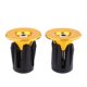 thumbnail image 1 of Uadme Tapón del Extremo del Manillar - 2 Piezas de Manillar de Bicicleta de Aluminio Colorido Puños de Barra Tapones de Extremo Tapas Accesorio de Bicicleta(Oro), 1 of 2