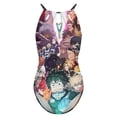thumbnail image 4 of My Hero Academia Women's One-piece Swimsuit Bathing Suits High Neck Tummy Control Swimwear Swim Suit S, 4 of 7