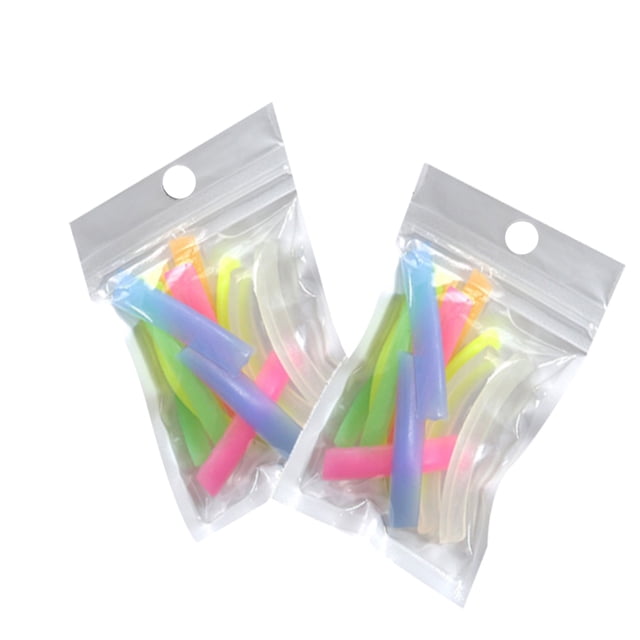 WRITWAA 6Pack Eyelash Extension Gasket Assorted Color Flat Surface Silicone Glue Pallet For Professionals