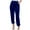 Blue, variant on YujiCraft Women's Gold Velvet Straight Leg Pants, Elastic Waist Casual Lounge Trousers for Women,S