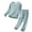 Green, variant on Ruyang Boys Girls Plain Clothing Set Kids Trendy 2 Piece Outfits Long Sleeve Crewneck Thin Tops Elastic Waist Pants Fall Winter Clothes